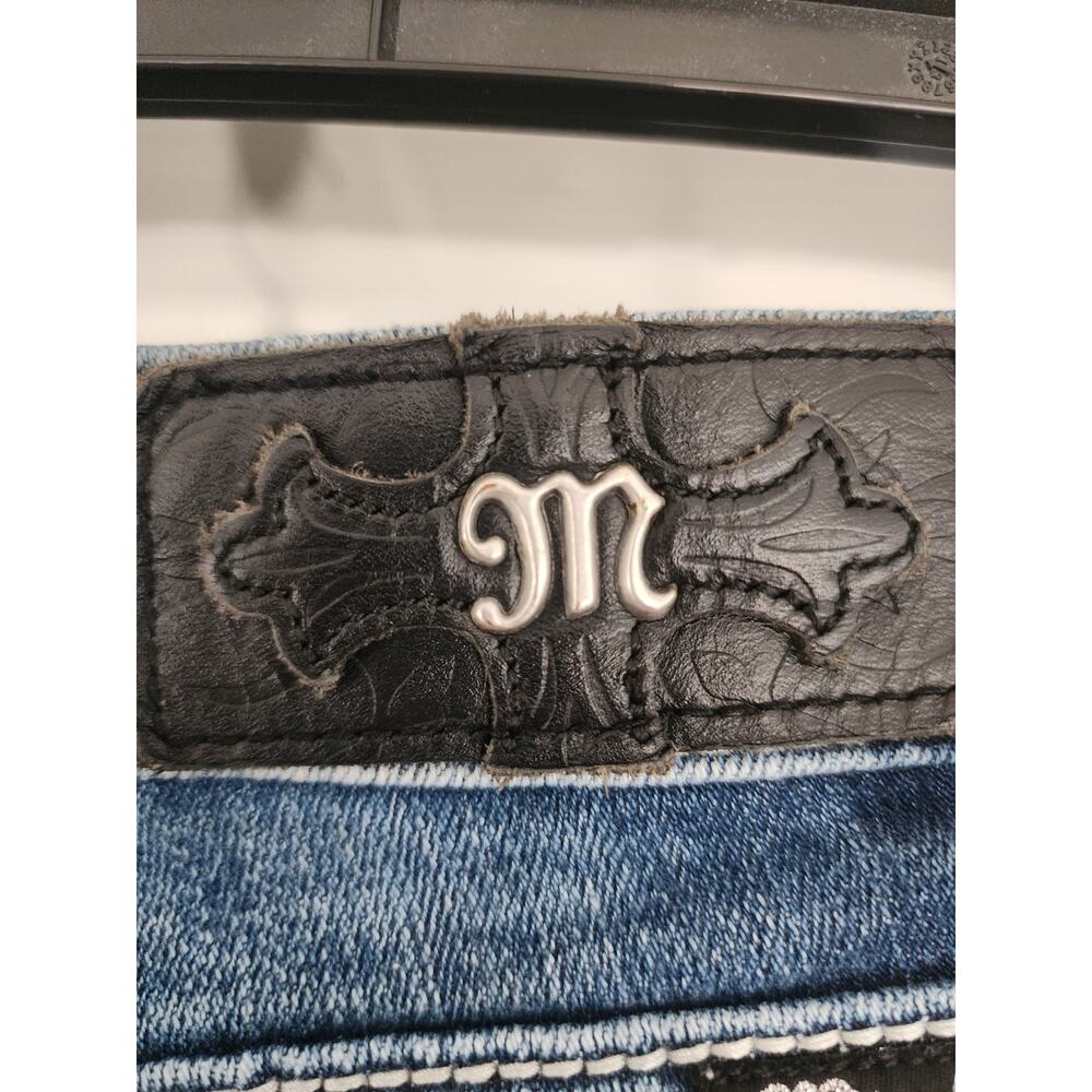 Miss Me Jeans Women's Signature Skinny Embellished Pockets Size 31 - Picture 10 of 15